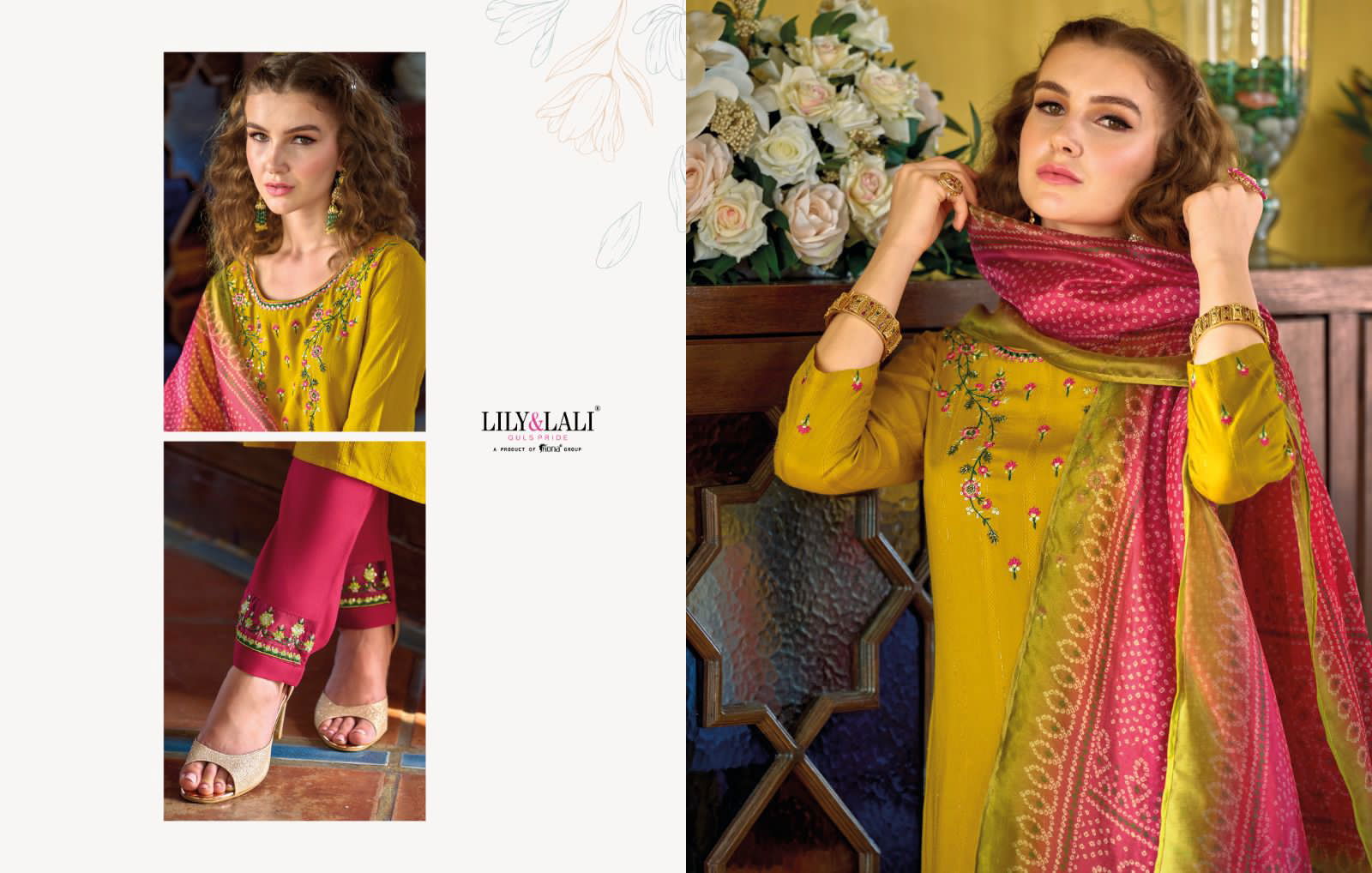 Bandhej Lily And Lali 10901-10906 Readymade Salwar Suits Catalog